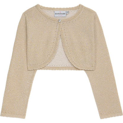 DANAMADE Bolero DLAYLA Jacke, Weste Gold