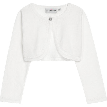 DANAMADE Bolero DLAYLA Jacke, Weste White