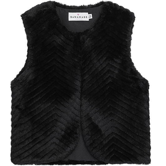 DANAMADE Fell Weste Jacke, Weste Black
