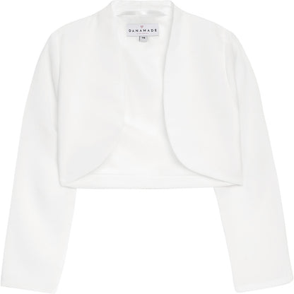 DANAMADE Gorgette Bolero DLENE Jacke, Weste White