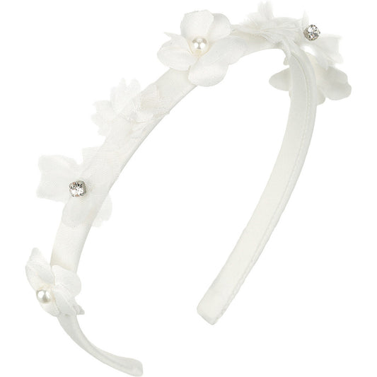 DANAMADE Haarreifen DKEAO Haar Schmuck Ivory