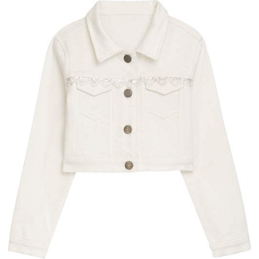 DANAMADE Jeansjacke DLIAH Jacke, Weste Ivory