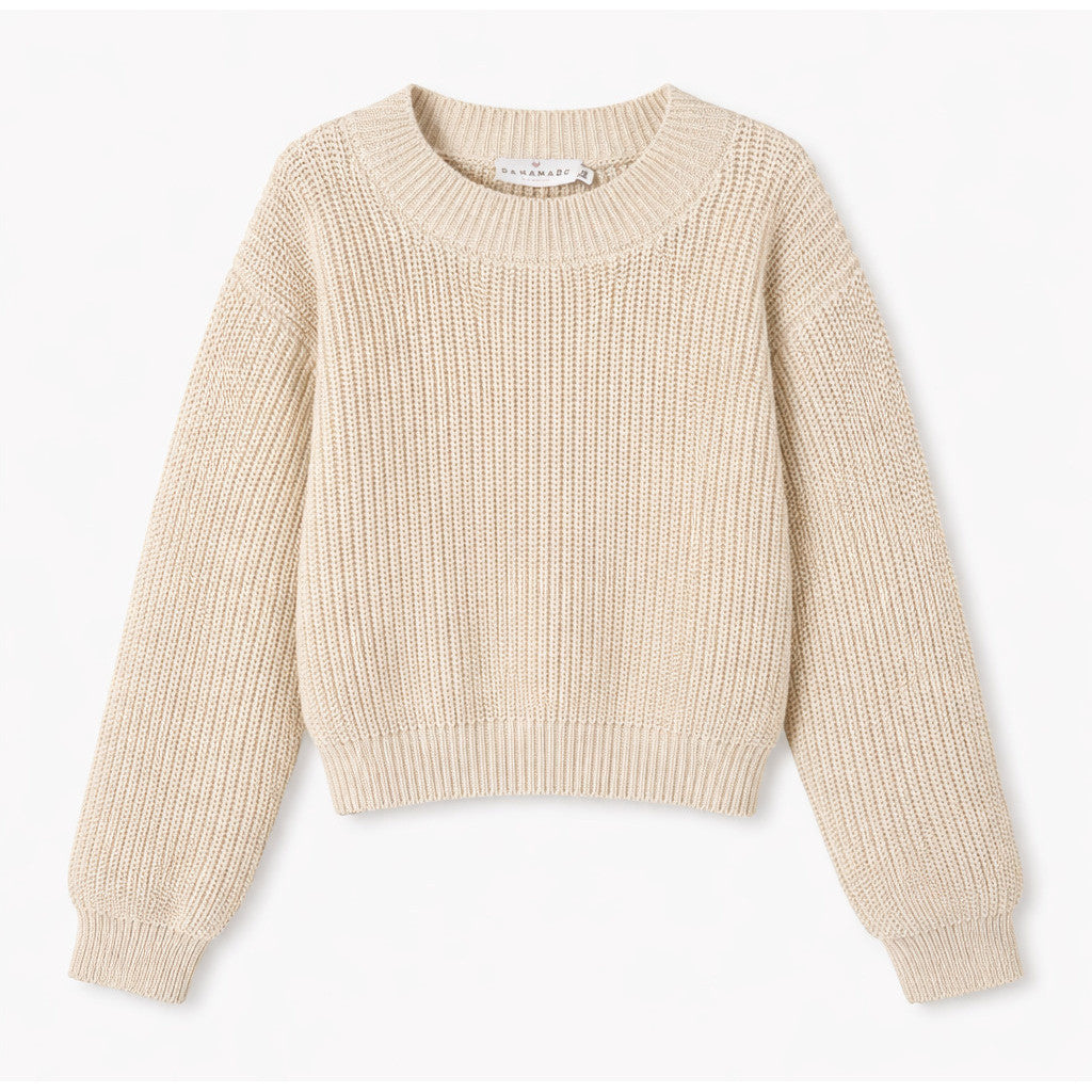 DANAMADE Pullover DTOVE Pullover Crème