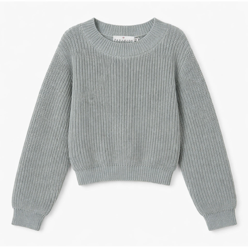 DANAMADE Pullover DTOVE Pullover Icy Blue