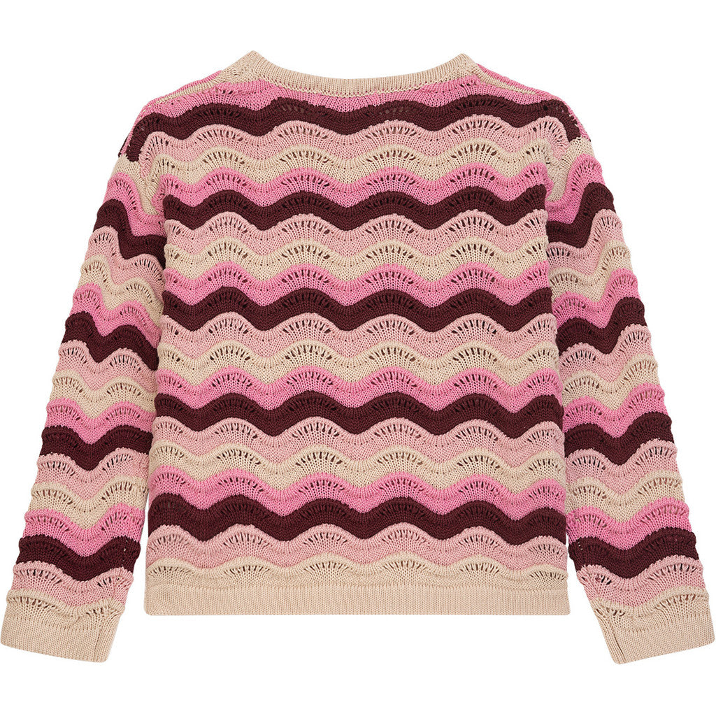 DANAMADE Pullover DTYRA Pullover Bordeaux