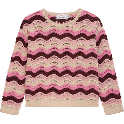 DANAMADE Pullover DTYRA Pullover Bordeaux