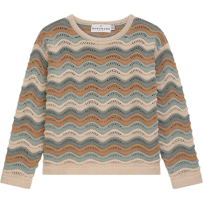 DANAMADE Pullover DTYRA Pullover Icy Blue