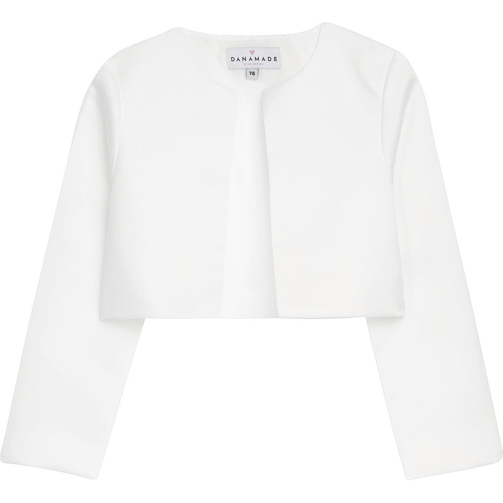 DANAMADE Satin Bolero Eckig DMALIKE Jacke, Weste White