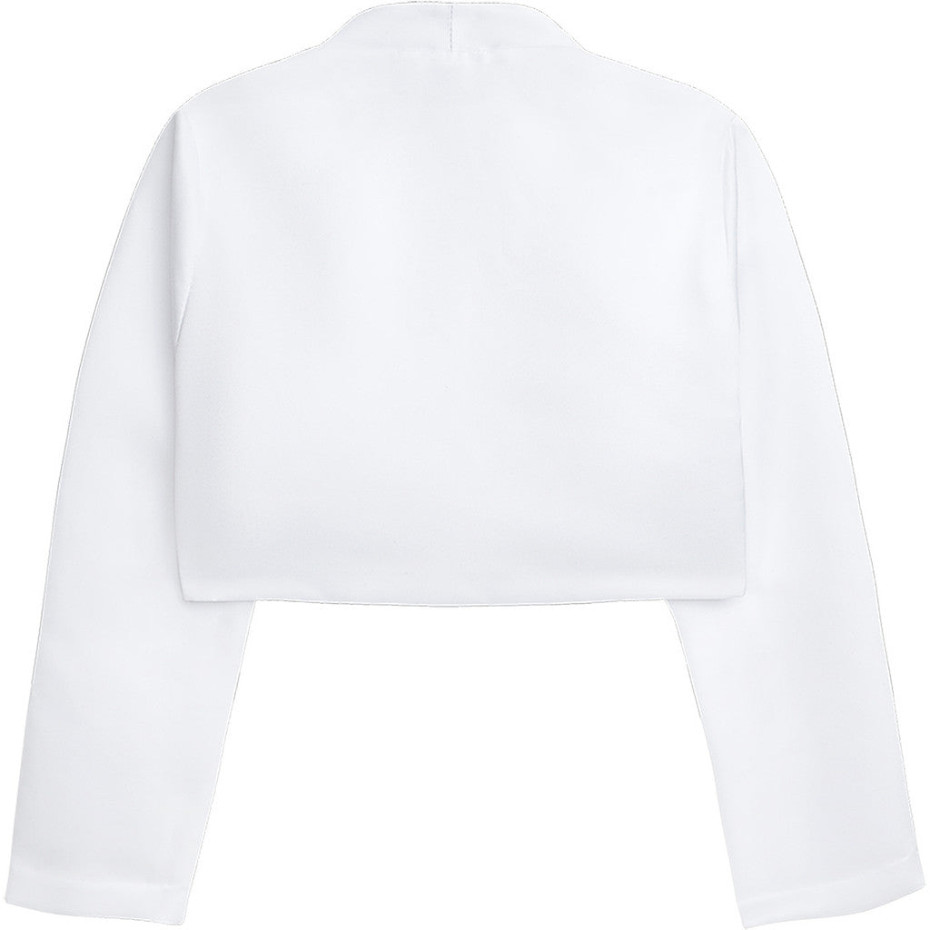 DANAMADE Satin Bolero Rund DALANI Jacke, Weste White