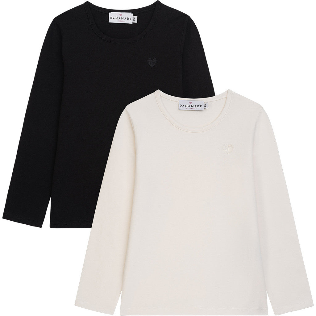 DANAMADE Shirt 2 Pack DSILJE Shirts&Tops Ivory + Black