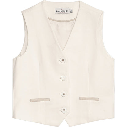 DANAMADE Weste DISAMARA Jacke, Weste Ivory