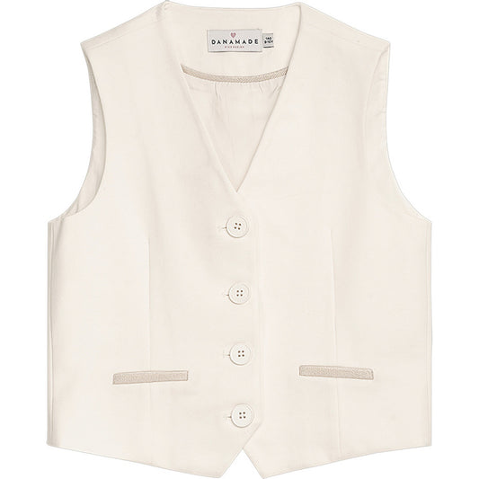 DANAMADE Weste DISAMARA Jacke, Weste Ivory